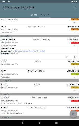 SOTA Spotter screenshot 11