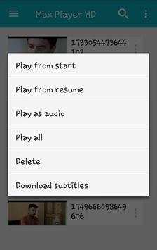 Max Player: Play Full HD Video screenshot 2