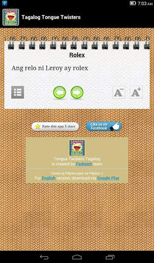 Tagalog Tongue Twisters screenshot 7