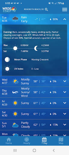 WRDE Weather screenshot 2
