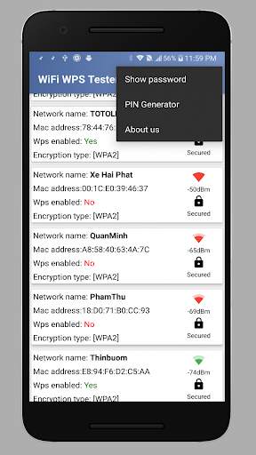 WPS WPA Tester — WiFi WPS Connect, Recovery screenshot 5