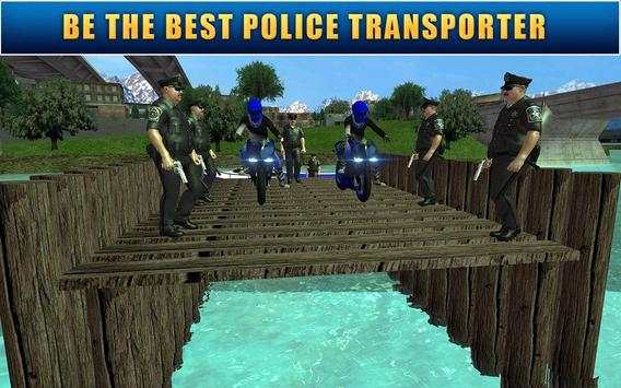 Power Boat Transporter: Police screenshot 11