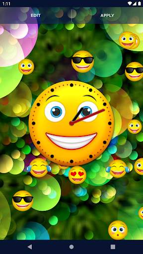 Emoji Clock Live Wallpaper screenshot 4