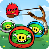 Angry Duck - Angry Chicken - Knock down icon