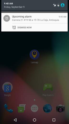 Larmap - Location alarm screenshot 5