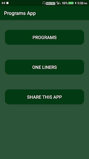 C Programs App 1 تصوير الشاشة