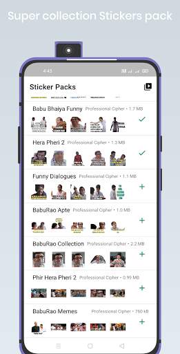 BabuRao Stickers for WhatsApp - WAStickerApps screenshot 3