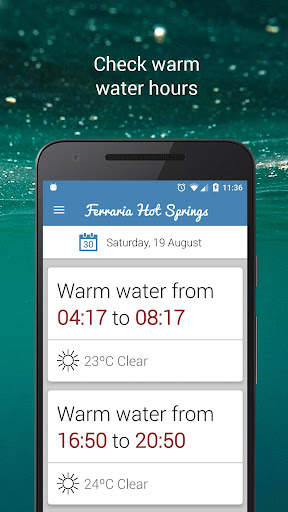 Ferraria Hot Springs screenshot 1