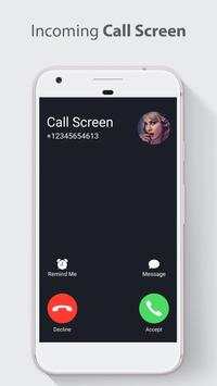 HD Phone 8 i Call Screen OS11 screenshot 2