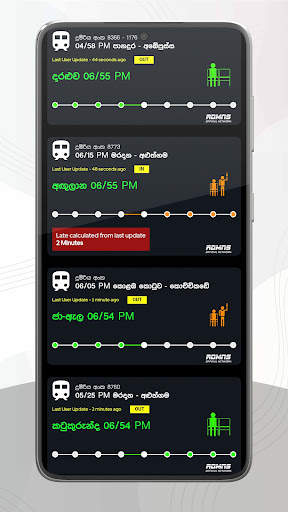 RDMNS.LK : Live Train Alerts screenshot 4