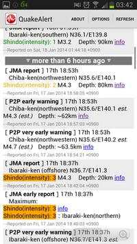 Japan Real-time Quake Alert screenshot 4