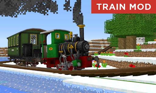 Mod about trains in Minecraft screenshot 1
