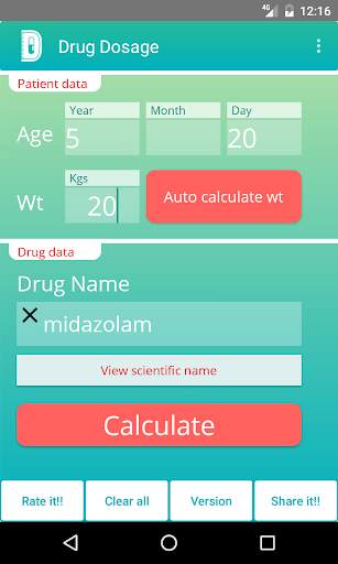 Drug Dosage Calculations (Ads) screenshot 1