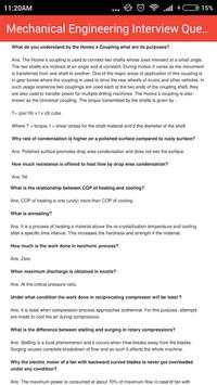 Mechanical interview questions screenshot 2