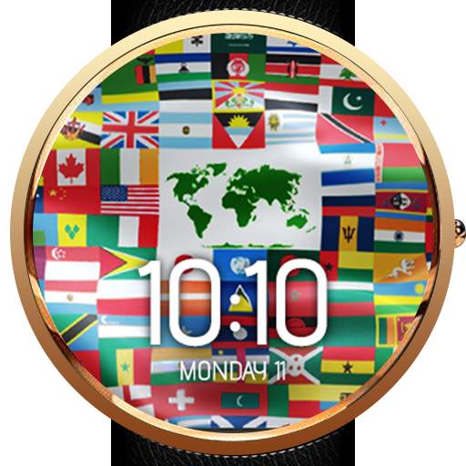 Flags of the World Watch Face 1.3.2