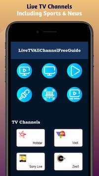Live TV Channels: Cricket, News, Movies Guide screenshot 3
