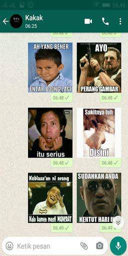 Stiker WA Lucu WAStickerApps screenshot 2
