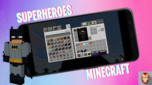 Superheroes in Minecraft PE screenshot 2