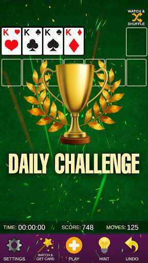 Solitaire - Classic Offline Free Card Game 1 تصوير الشاشة