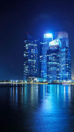 Singapore Night Live Wallpaper screenshot 2