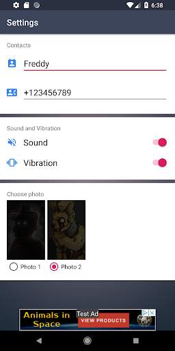 Call with Freddy - Prank fake call Simulator 🐻 screenshot 5