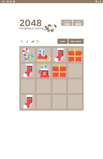 2048 Christmas 🎁 Puzzle Game screenshot 14
