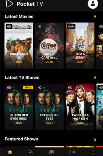 Pocket TV Free Movies Live TV & Web Series screenshot 4