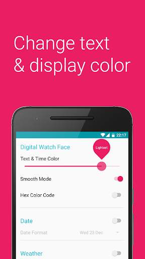 Color Clock Watch Face screenshot 6