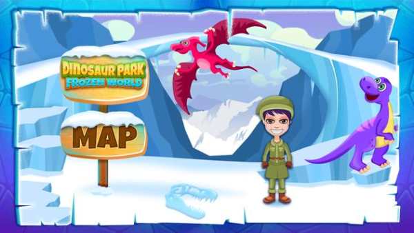 Dinosaur Park Frozen World screenshot 2