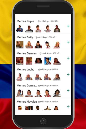Stickers Memes Novelas Colombianas screenshot 2
