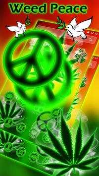 Rasta Weed Peace Reggae Theme screenshot 2
