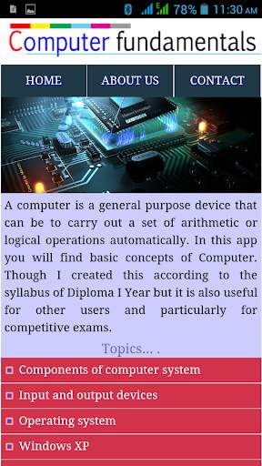 Computer Fundamentals screenshot 4