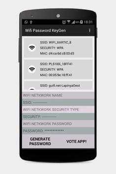 Wifi Password 2015 Free screenshot 3