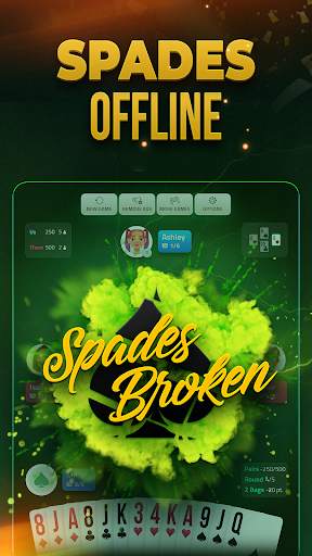Spades Offline - Card Game screenshot 12