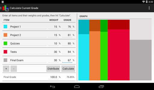 Grade Calculator скриншот 3