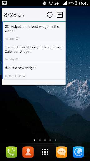 GO Calendar  screenshot 1