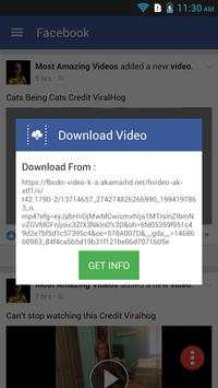 Quick Facebook Video Download screenshot 3