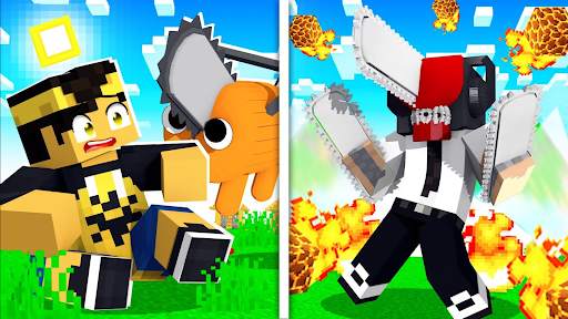 Chainsaw Man Mod Minecraft PE screenshot 3