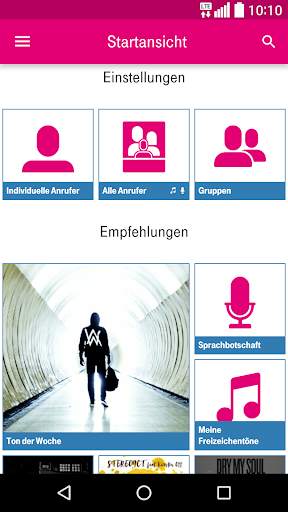 Freizeichentöne Telekom screenshot 1