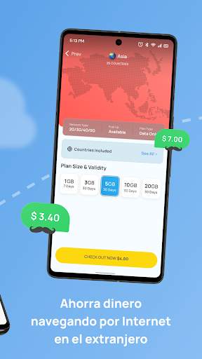 eSIMo: eSIM de viaje y datos screenshot 2