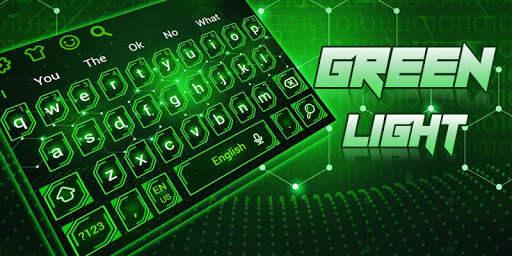 Green Light Technology Keyboard Theme screenshot 5