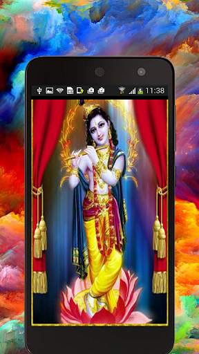 krishna flute : krishna bhajans HD screenshot 3