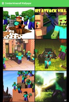 zombietown minecraft wallpaper screenshot 4