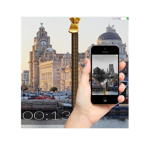 Liverpool Zipper Lock Screen 5 تصوير الشاشة