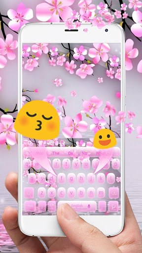 Spring Pink Blossom Keyboard screenshot 2