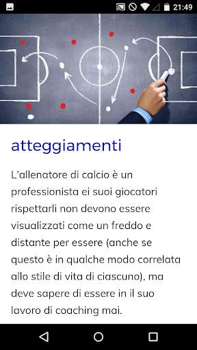 Corso di Allenatore di Calcio screenshot 3