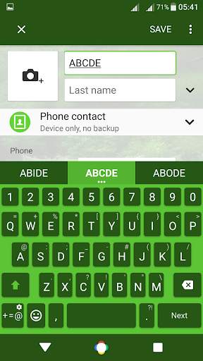 Nature Nougat Theme For Xperia screenshot 3