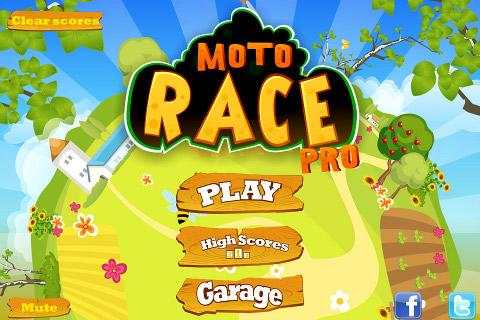 Moto Race Pro -- physics motorcycle racing game screenshot 1