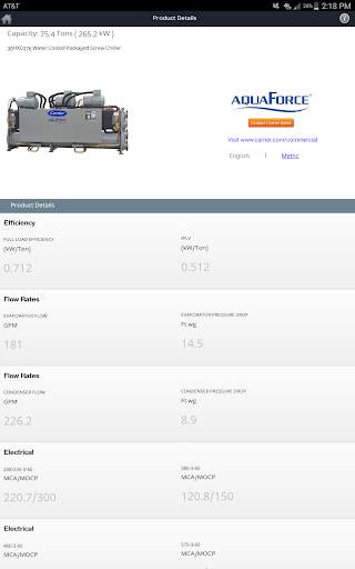 Carrier® Chillers screenshot 12