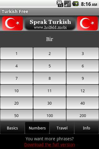 Speak Turkish Free screenshot 2